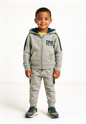 MINOTI ZIP THROUGH HOODIE - Jaka ar rāvējslēdzēju - light-grey