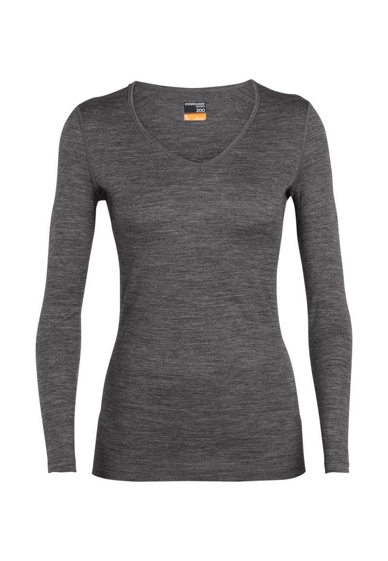 icebreaker MERINO 200 MID WEIGHT OASIS - Langarmshirt - MEDIUM GREY