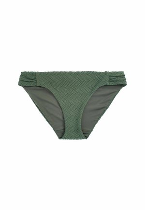 RUCHED SIDE LEG - Bikinibukser - khaki green