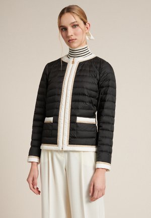 VENUTI - Bunda z prachového peří - black/ off-white