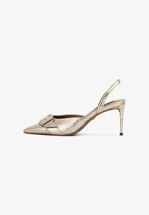 Nine West, NINE WEST HEELS WOMEN'S GOLD-COLOURED SJ1489-6 - Pumps - gold-coloured