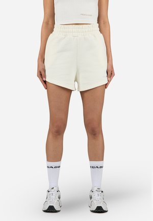 WILUNA HIGH WAISTED - Joggebukse - washed unbleached white gum