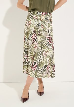 More & More, A-line skirt - big leaves print