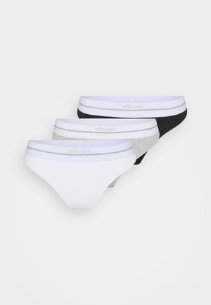 ANDTRETTA THONG 3 PACK - Perizoma - white/black/grey melange