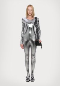 Fiorucci METALLIC PADDED FOOTED Jumpsuit silver/silver
