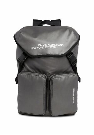 Calvin Klein Jeans FLAP - Tagesrucksack - dark grey