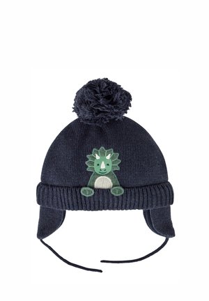 DINOSAUR APPLIQUE - Kootud müts - navy