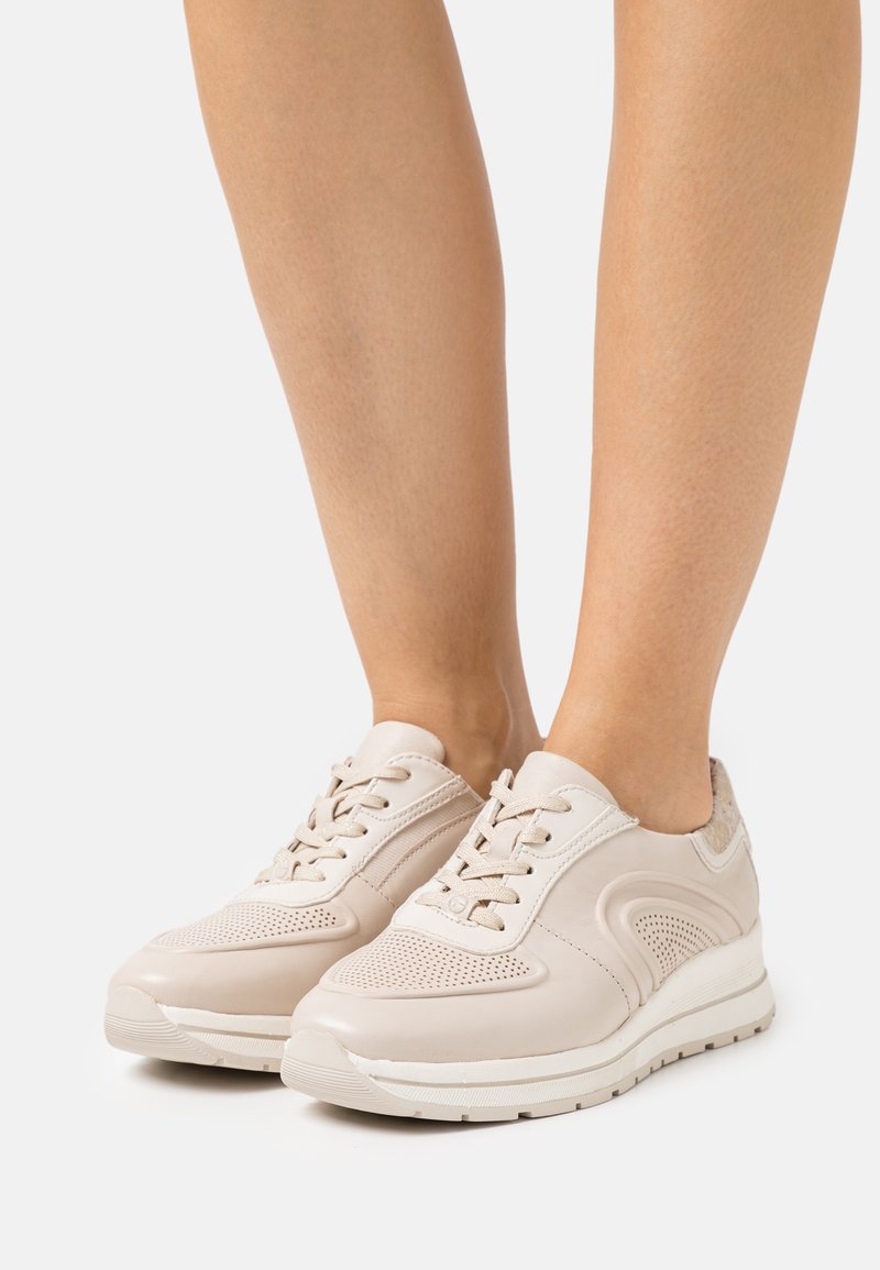 Tamaris LACE UP - Trainers - cream