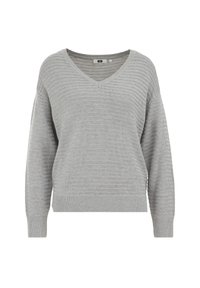 Stickad tröja - light grey