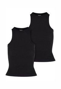 RACER BACK 2-PACK - Toppi - black