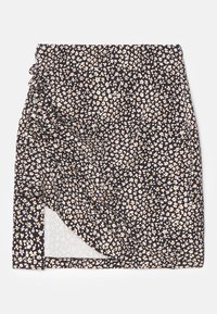 DRAPE PRESSION SKIRT - Kynähame - black