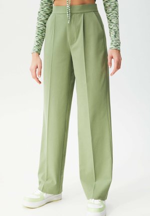 LOOSE FIT - Pantaloni - metallic green