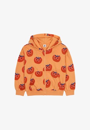 JELLY MALLOW TOMATO ZIP-UP UNISEX - Φούτερ με φερμουάρ - orange