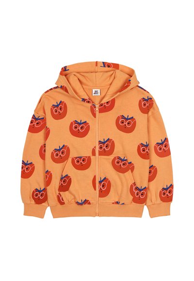 JELLY MALLOW TOMATO ZIP-UP UNISEX - Φούτερ με φερμουάρ - orange