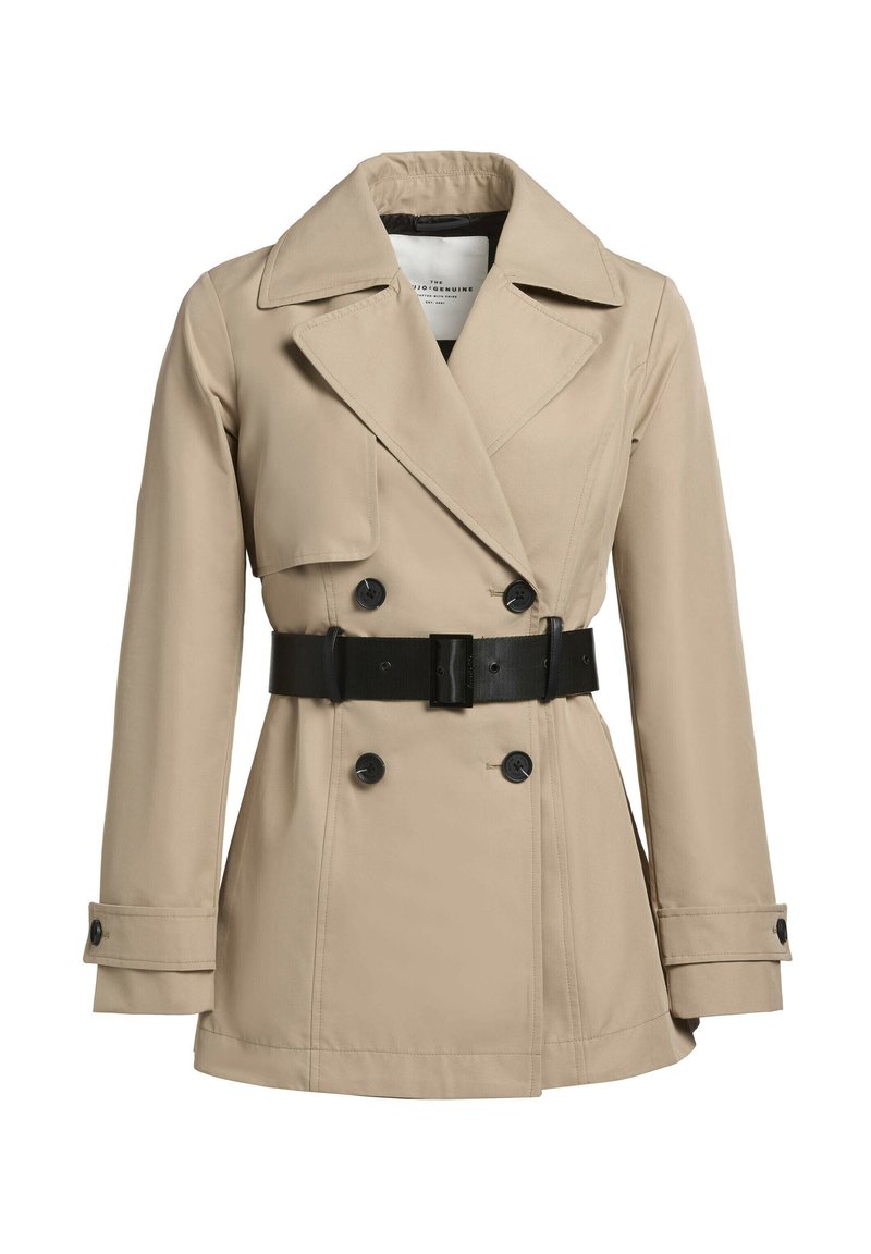 khujo Trenchcoat zandkleur