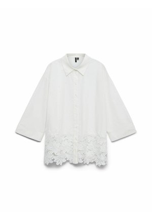 Vero Moda Curve, SHIRT VMCRITTA SHIRT - Button-down blouse - snow white