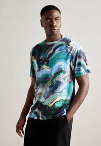Scotch & Soda DIGITAL - Marškinėliai su spaudiniu - multi colour