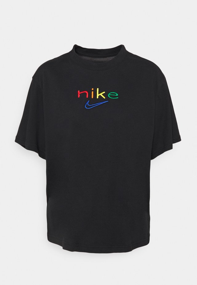 DRY TEE BOXY RAINBOW - T-Shirt print - black