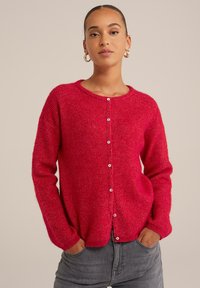 WE Fashion Strickjacke - red