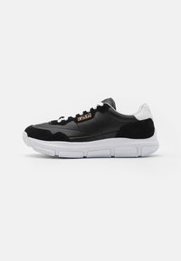 SPA RACER 100 LEATHER-SUEDE SNEAKER - Joggesko - black/white