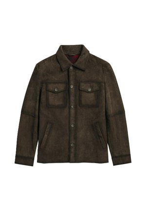 Giacca di pelle - marrone