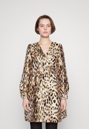 Selected SLFLEO-JOELLA SHORT DRESS  - Koktailové šaty/večierkové šaty - java