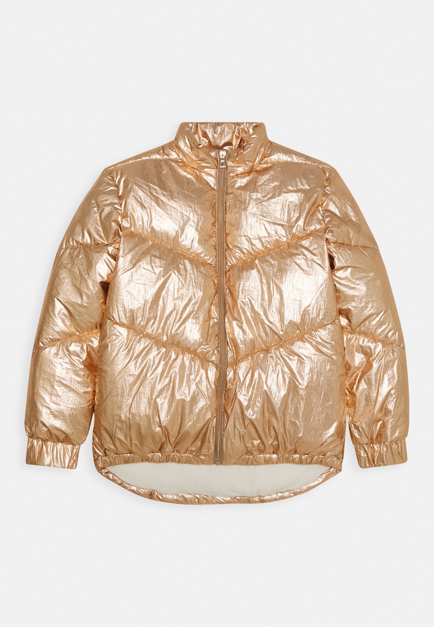 gold quilted jacket