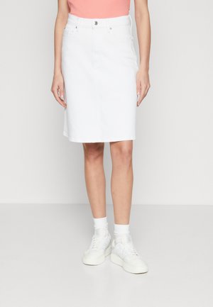 SKIRT - Denimová sukně - white