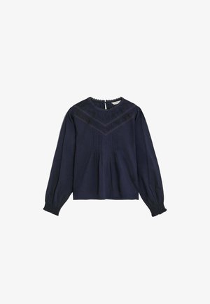 Scalpers, SCALPERS SCLACE BLOUSE GIRLS - Blusa - dark blue