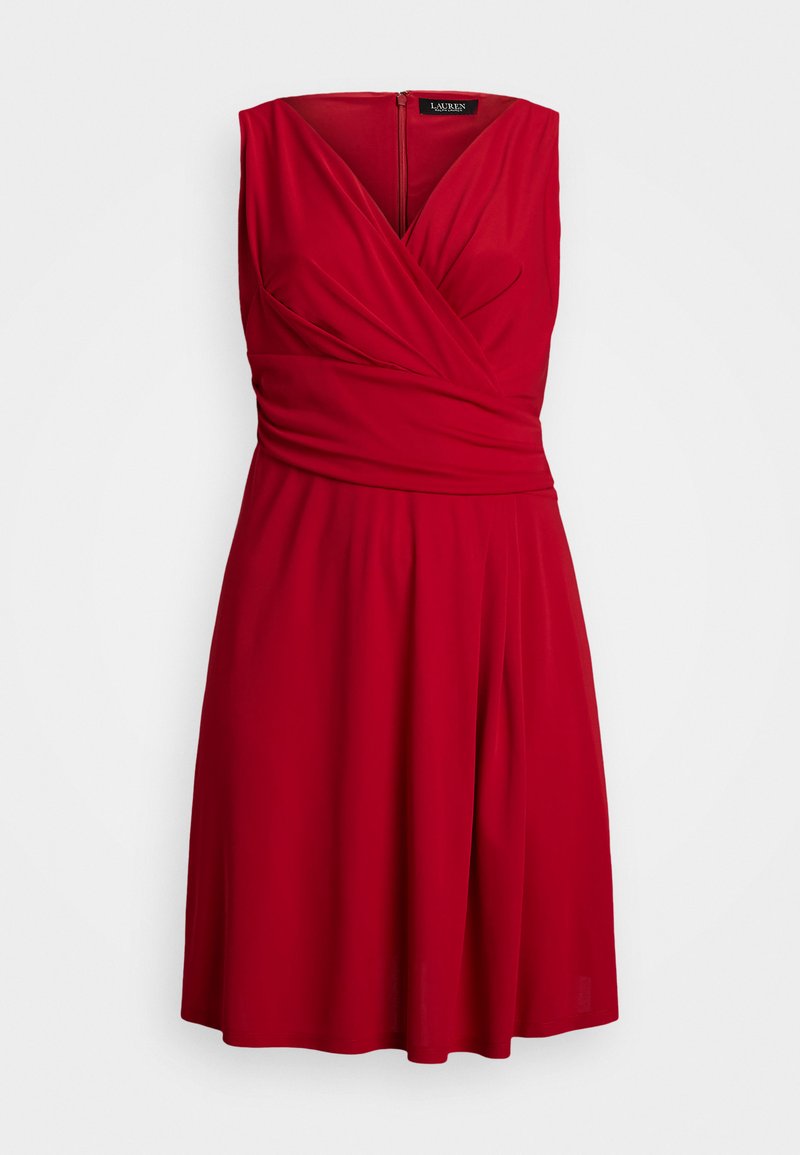 Lauren Ralph Lauren Woman AFARA SLEEVELESS DAY DRESS - Jersey dress -  festive red/red - Zalando.co.uk