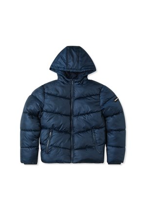 IMBOTTITO CON CAPPUCCIO E ZIP - Giacca invernale - blu navy
