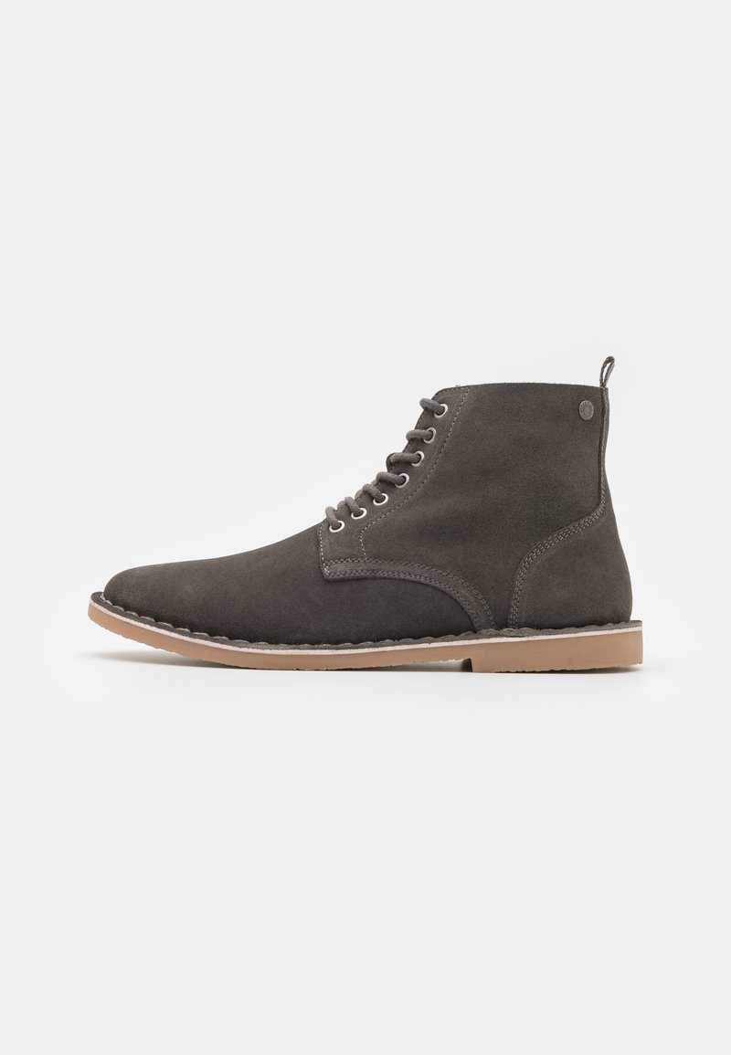 Jack & Jones JFWBRUCE BOOT Laceup ankle boots pirate black/black Zalando.co.uk