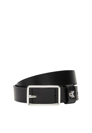 SQUARE BUCKLE LOOP - Bælter - nero argento