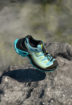X ULTRA GTX UNISEX - Turistické topánky - blue curacao/turbulence/yellow iris