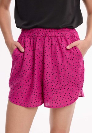 INSIDE, BERMUDA FLUIDA ESTAMPADA LUNARES - Shorts - rosa