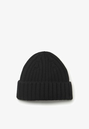 Falconeri RIBBED - Mütze - schwarz black