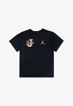 Jordan DISTRESSED COLLIGIATE - T-shirts med print - black