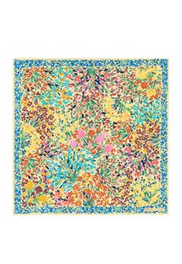 JARDÍN FLORES ACUARELA - Foulard - amarillo claro