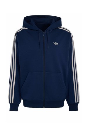 adidas Originals, ADIDAS ORIGINALS ADIDAS ADICOLOR OVERSIZE FULL-ZIP HOODIE - Sweatjacke - night indigo/grey two