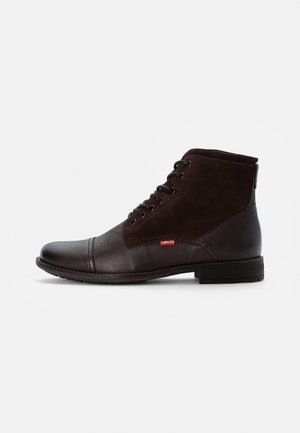 FOWLER - Stivaletti stringati - dark brown