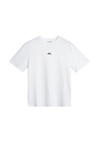 PARCIE LOGO - T-shirt med print - white