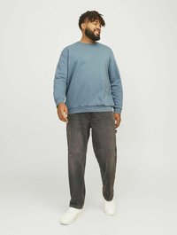 Jack & Jones JJEBRADLEY CREW  - Sweatshirt - goblin blue