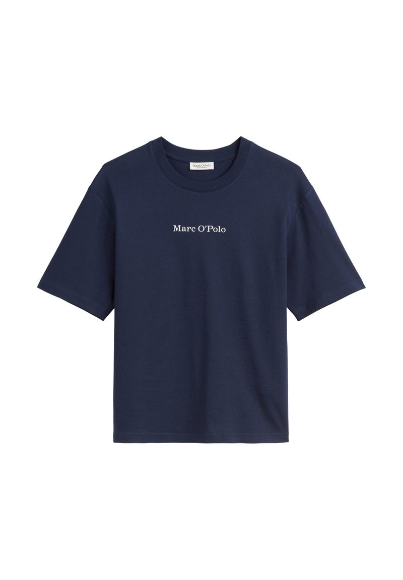 Marc O’Polo T-shirt print donkerblauw