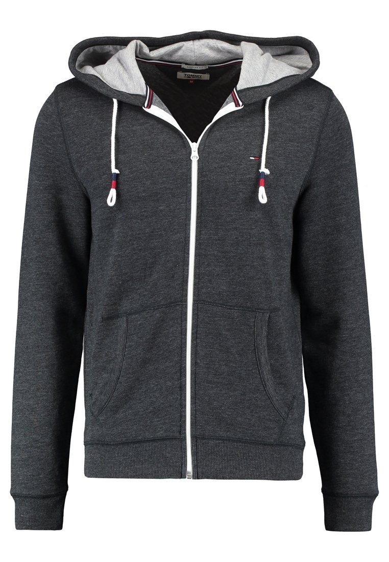 Tommy Jeans Zip-up sweatshirt - black - (Pre-owned) - Zalando