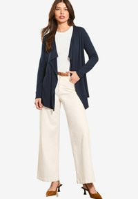 REGULAR FIT - WATERFALL - Kardigan - navy