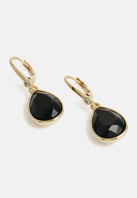 DKNY TEARDROP - Øredobber - gold-coloured/black