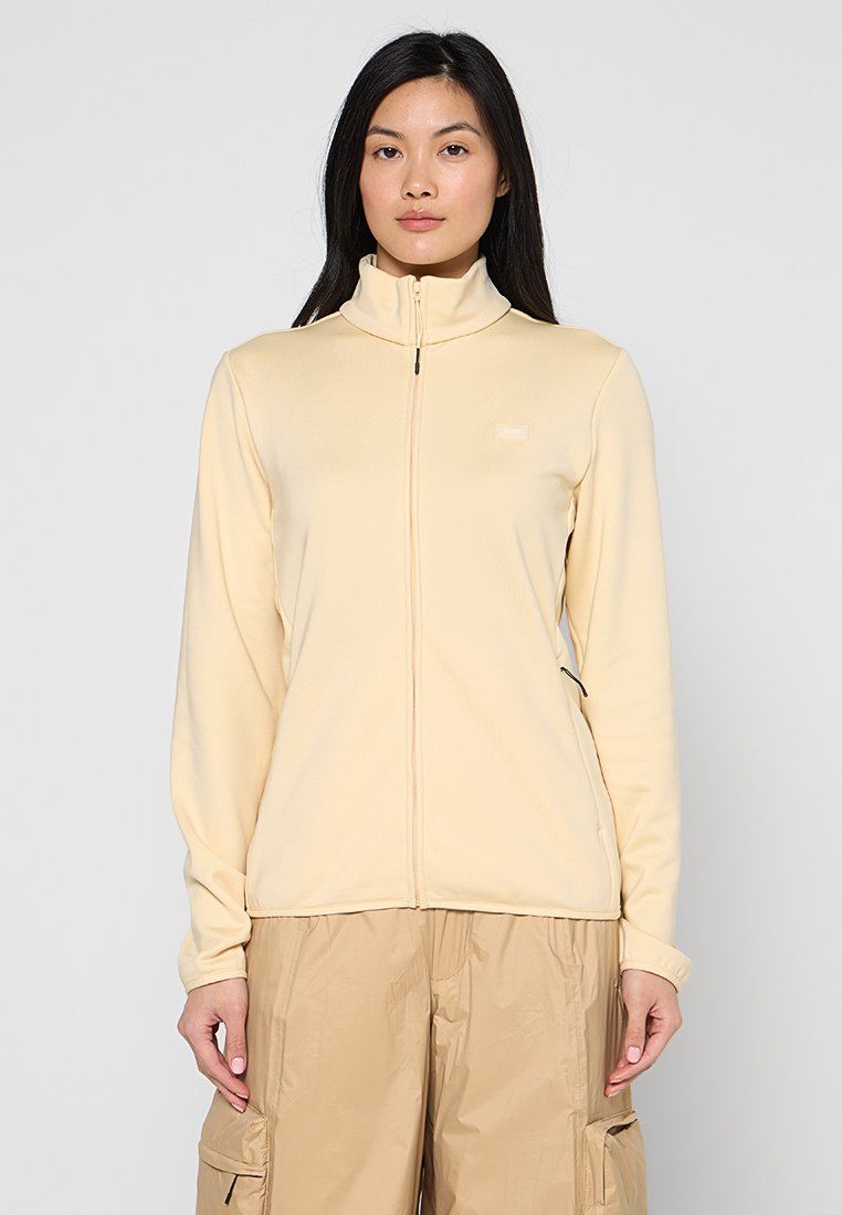 Rains Sweater met rits lichtgeel