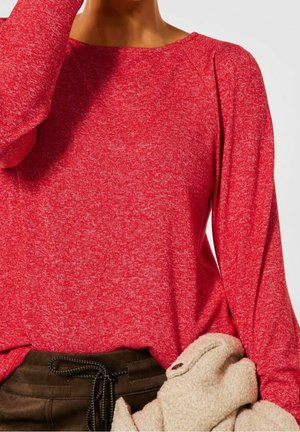 Langærmet T-shirt - red