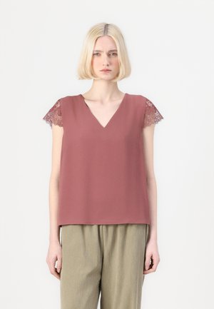 ONLELVA V NECK - Blúz - rose brown