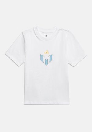 adidas Performance, MESSI ICON GRAPHIC UNISEX - Μπλουζάκι με στάμπα - white